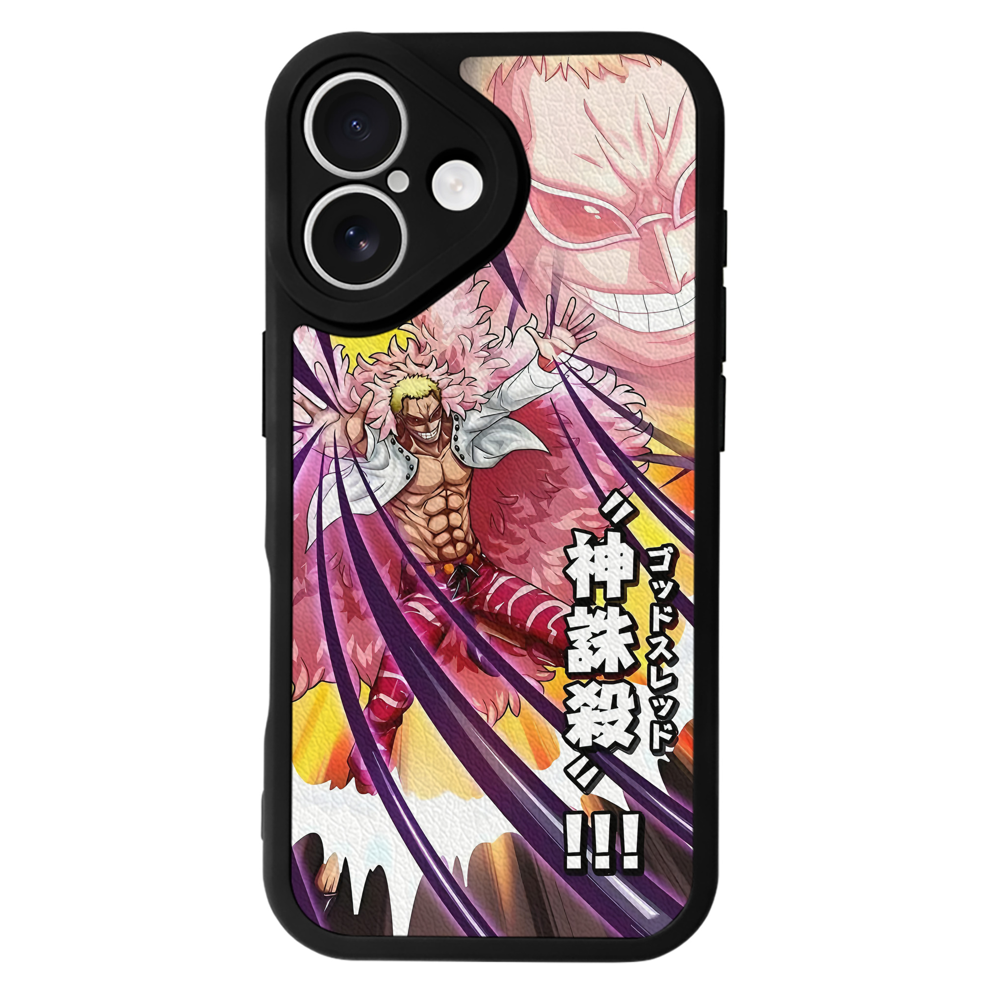（画像用） ワンピース ONE PIECE 【iPhone 16シリーズ対応】シリコンスマホケース（レザー調） 材質：シリコン